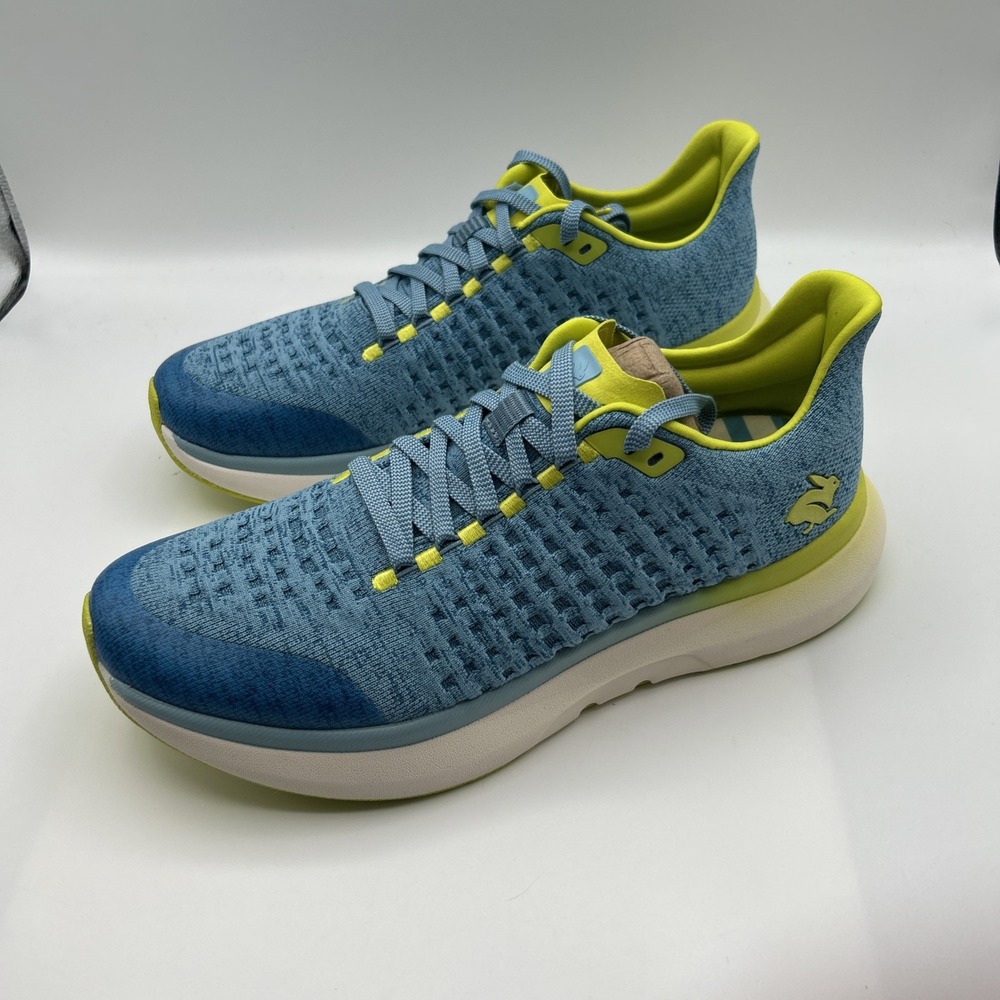 NEW Rabbit Dream Chaser Men's Blue Yellow Running Shoes, SZ: 9.5 M, (NIB) - Picture 14 of 16